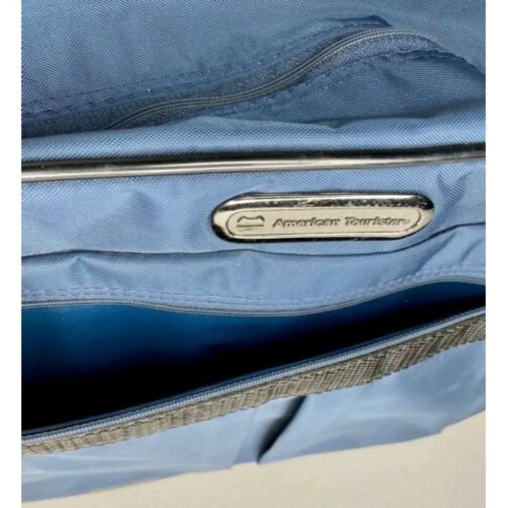 American Tourister Blue CARRY ON‎ TOTE BAG with Shoulder Strap